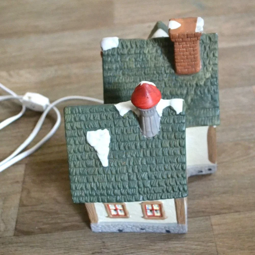 Santa's Workshop LED Lightup Village House Christmas Decor